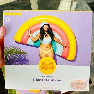 Sun squad rainbow float